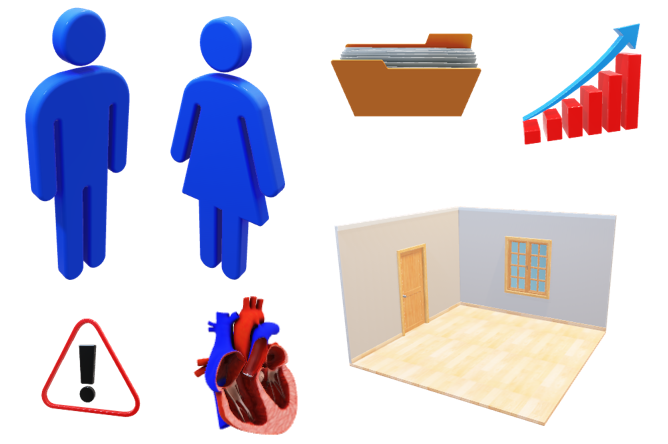 3D model examples in Word